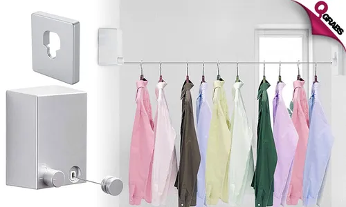 Indoor Retractable Air Clothes Line!